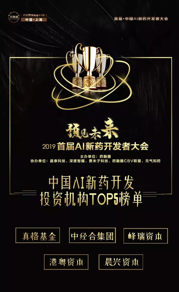 中国AI新药开发排行榜重磅发布！！