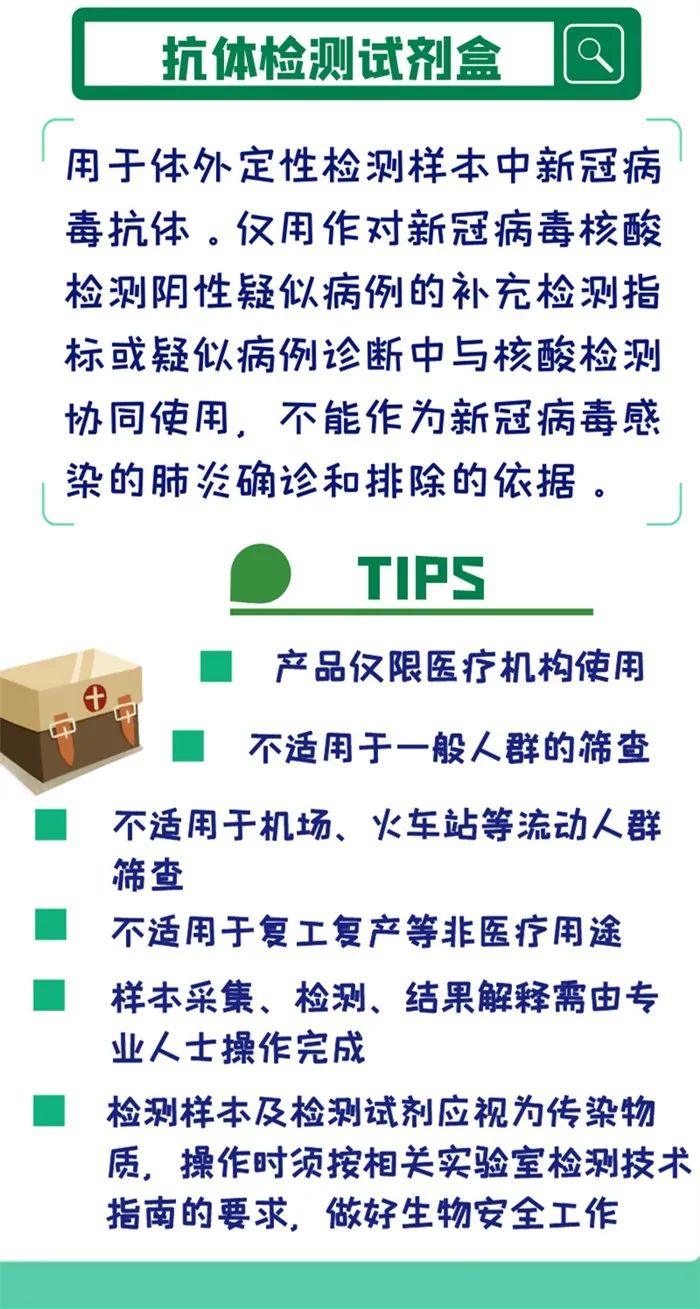 已批准新冠病毒检测产品的特点及用途