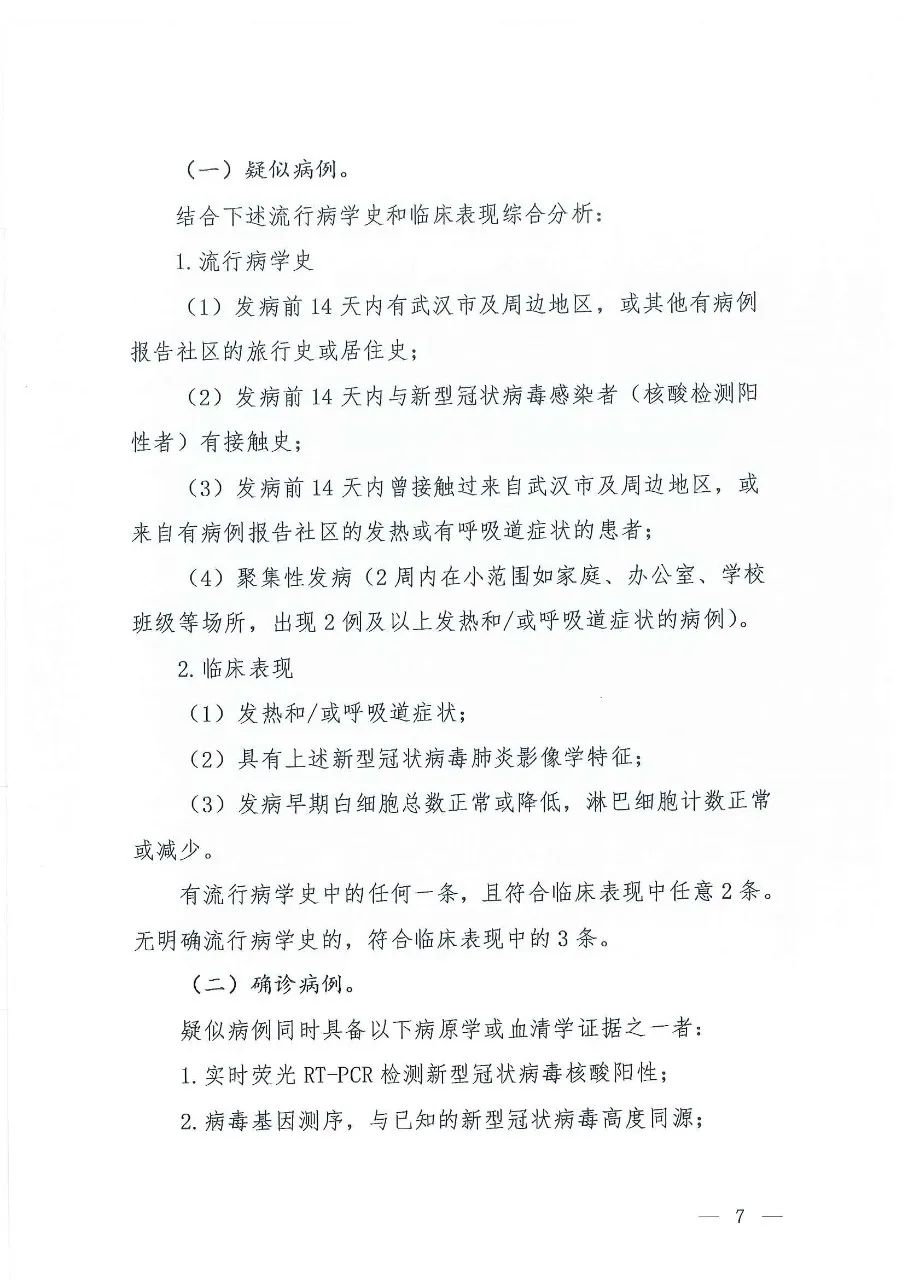 最新发布：新冠肺炎诊疗方案（试行第七版），磷酸氯喹、托珠单抗等