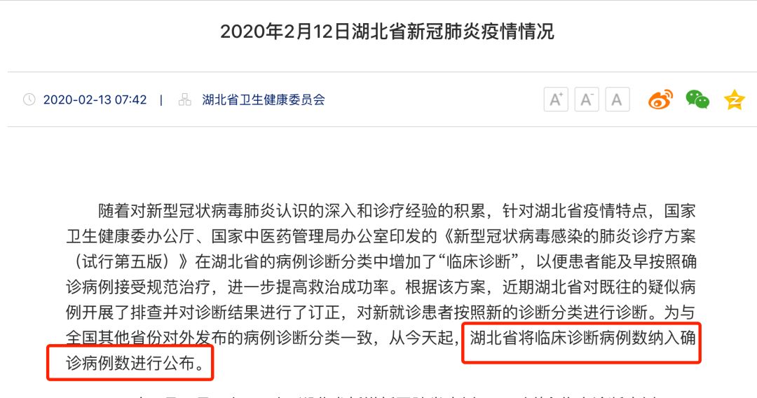 湖北确诊病例一夜新增过万？数据调整时间线梳理