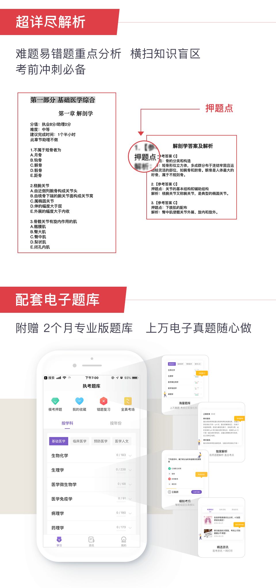 命中高达 80% 的冲刺必做 2000 题， 考前再提 30 分！